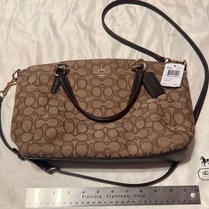 Coach signature canvas crossbody